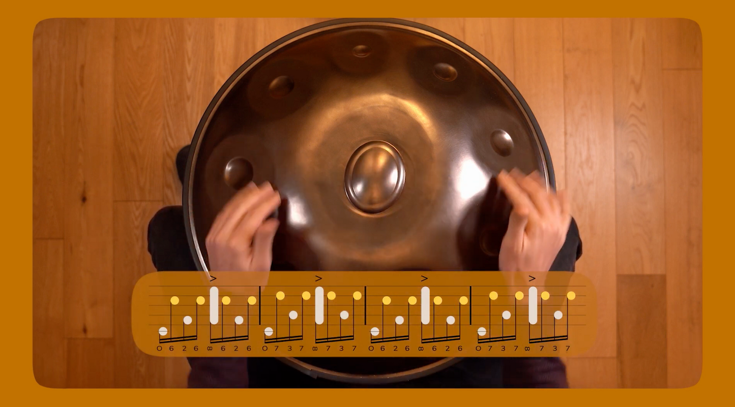 Handpan Online Course: From Beginner to Intermediate - EN